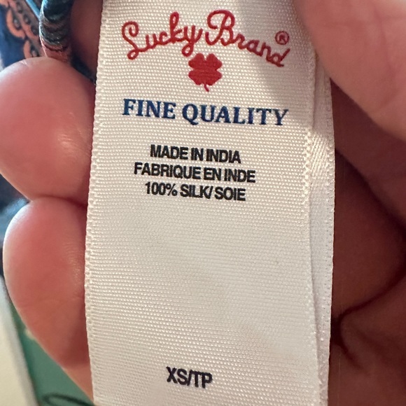 Lucky Brand Silk Blouse - Picture 14 of 15